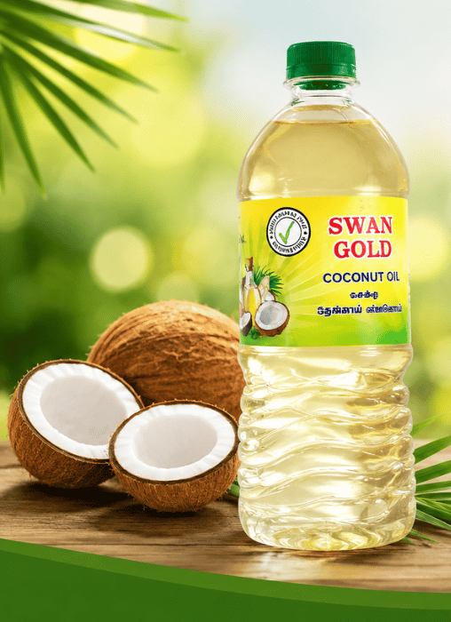 Cold-Pressed Coconut Oil 1L-Swan Gold