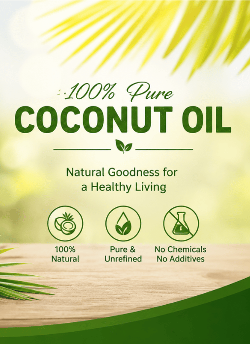 Cold-Pressed Coconut Oil 1L-Swan Gold1